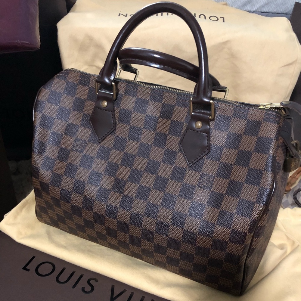 Louis Vuitton Speedy 30 Damier Ebene Canvas